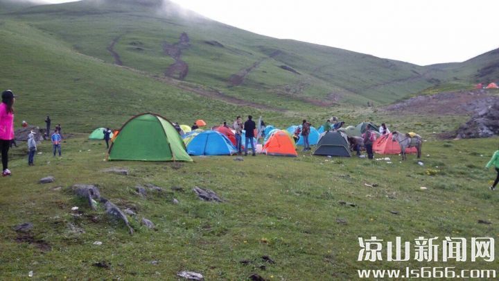 尽量选择地面平整、背风背阴、远离危险的地方安营。